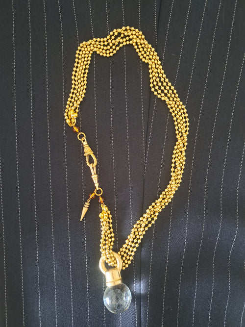 5 Strand Crystal Orb Necklace by KRT Jewels London