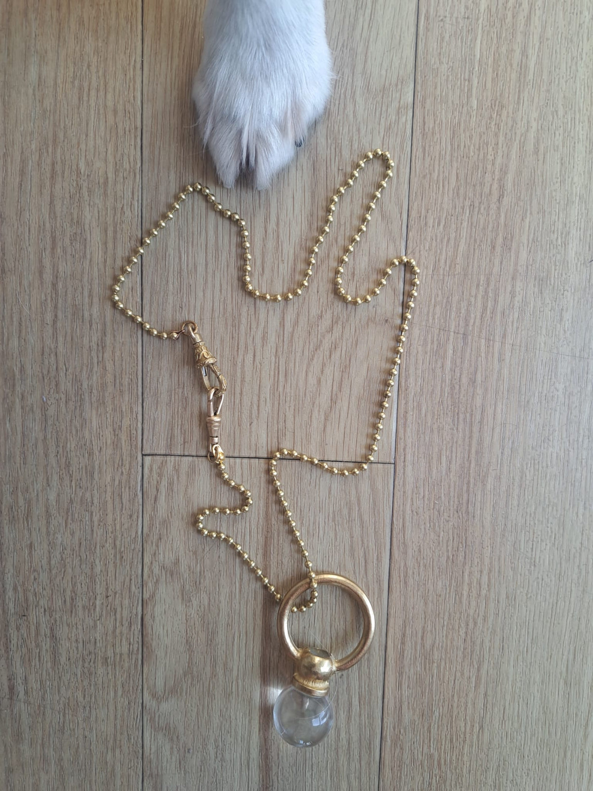 Large KRT Classic Czech Crystal Orb Pendant