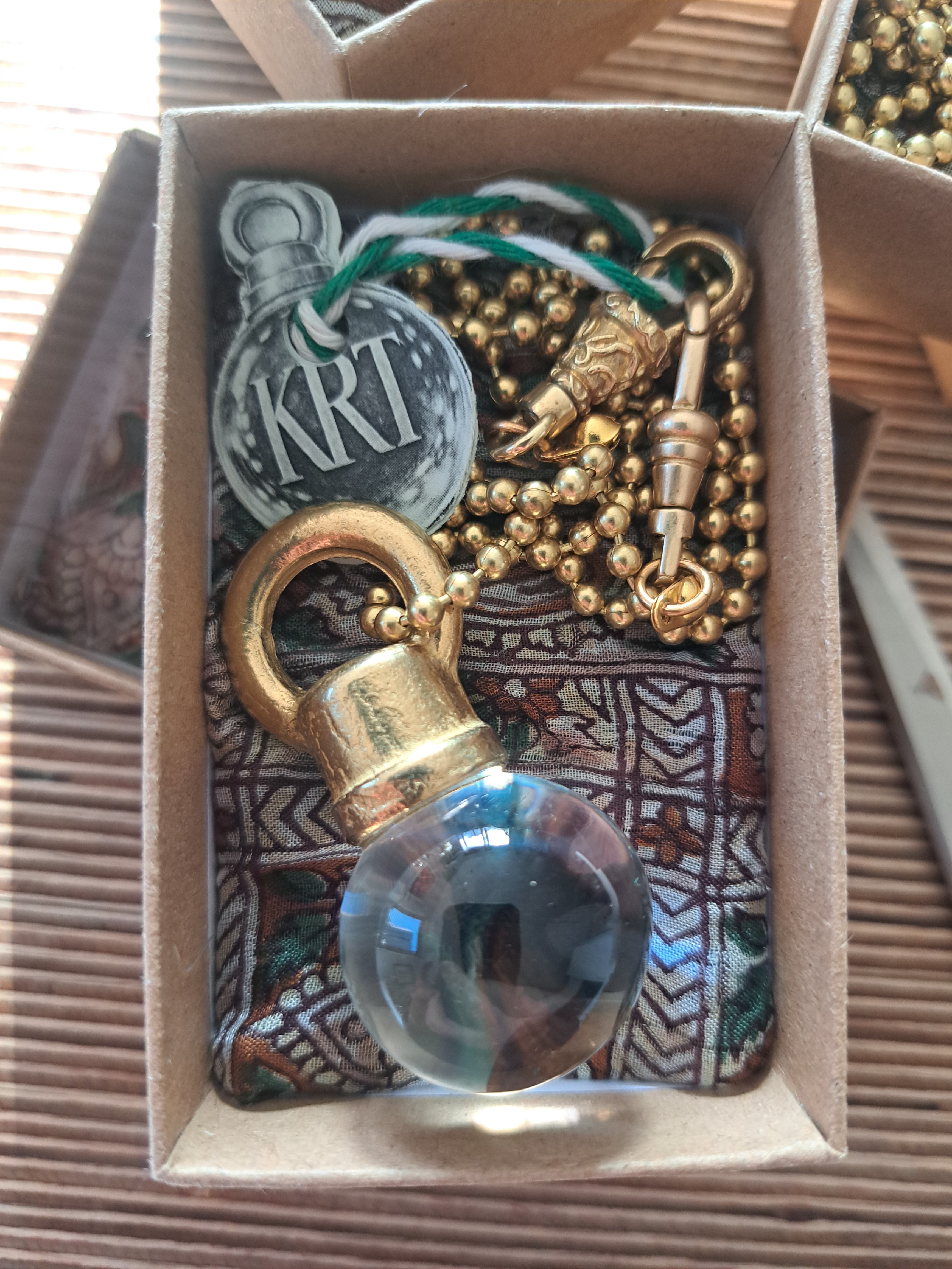 Classic KRT Czech Crystal Orb Pendant
